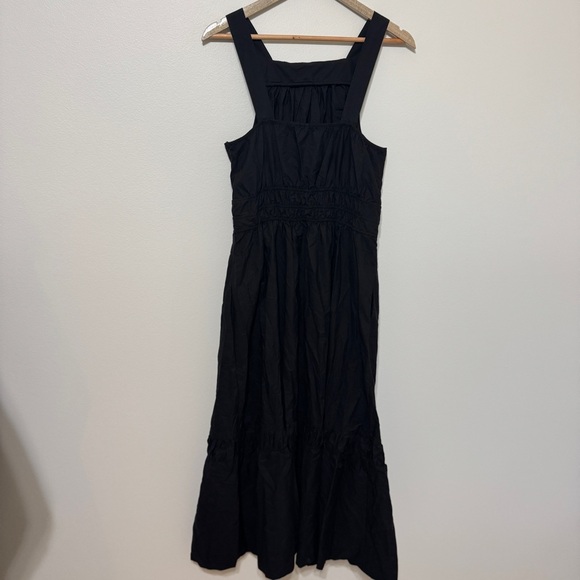 Anthropologie The Somerset Maxi Dress Size Medium Petite Tiered Square Neck - Picture 6 of 9